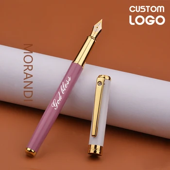 Высококачественная Изысканная многоцветная ручка Morandi, Персонализированная ручка с логотипом, Школьные принадлежности, Креативные подарки для учителей, реклама