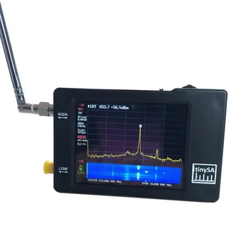 Портативный анализатор спектра MF/HF/VHF UHF от 0,1 МГц до 350 МГц 240 МГц-960 МГц TinySA + 2,8 