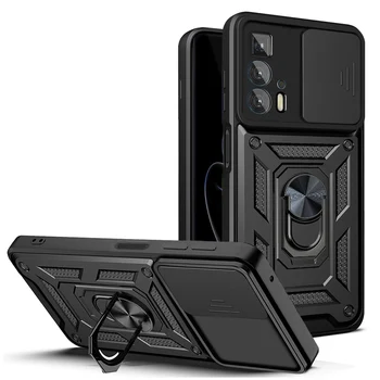 Бронированный Противоударный Чехол для Motorola Edge 20 30 Pro Lite S30 X30 Объектив Камеры Телефона Защитный Магнитный Автомобильный Держатель Кольцо Чехол Крышка