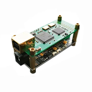 DLHiFi Amanero интерфейс Es9038q2m Плата Декодирования звука Hifi USB Звуковая карта DAC поддерживает DSD