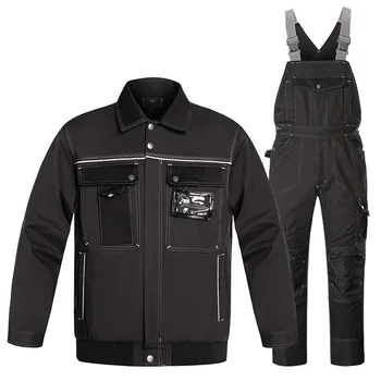Рабочий костюм для мужчин, Утолщенная рабочая куртка для ремонта автомобилей, отражатель и спецодежда для рабочих, одежда для ремонтников, одежда для мастерской
