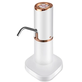 Дозатор Водяного насоса Насос для бутылок с водой Мини-Электрический насос для воды с Бочкой, Заряжаемый через USB, Автоматический Переносной Переключатель Бутылок