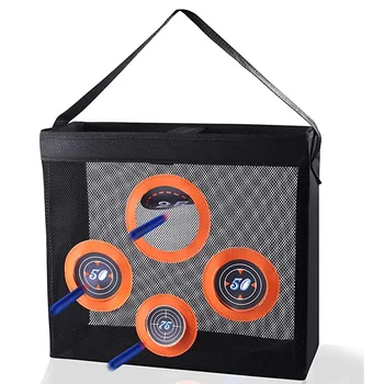 Портативная Сетчатая сумка для Хранения игрушек-Мишеней Для Практики Стрельбы, Совместимая с дротиками Nerf Для детей 6 + Nerf N-Strike Elite Series Blaster
