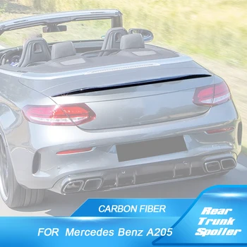 Задний спойлер багажника из углеродного волокна, Крыло Для Mercedes Benz A205 (W205) C43 C63 AMG 2015-2020, Задний спойлер на крыло багажника