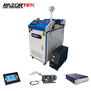 сварочный аппарат с волоконно-лазерным источником 3 в 1, машина для очистки волоконно-оптического лазера, волоконно-оптический сварочный аппарат