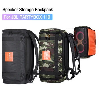 Bluetooth-совместимый рюкзак для хранения динамиков для JBL PARTYBOX 110 Большой емкости, водонепроницаемый дышащий дорожный чехол для переноски, сумка