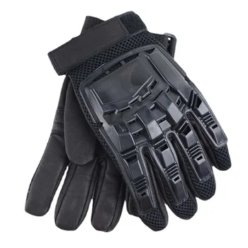 Тактические перчатки Мужские Военные Военные перчатки Охотничьи пейнтбольные Боевые для работы на открытом воздухе, черные перчатки с полными пальцами