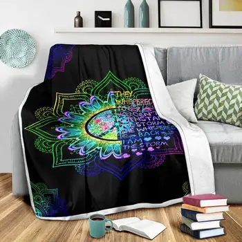 I Am The Storm Индивидуальный дизайн Индивидуальное Флисовое Одеяло с 3D принтом Шерпа Одеяло на Кровать Домашний Текстиль