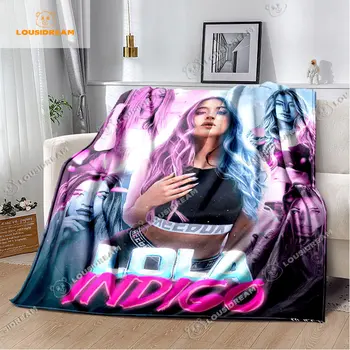 Одеяло для испанской певицы и танцовщицы Lola Indigo, подарок для Суперлюбителя, EL DRAGÓN, Мягкое Дорожное Фланелевое Покрывало для дивана, покрывало для кровати