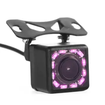 Универсальная камера заднего вида с 12 светодиодами ночного видения, резервная парковочная камера заднего вида, Водонепроницаемое 170 широкоугольное цветное изображение HD