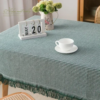 Французская минималистичная современная скатерть, водонепроницаемый коврик для журнального столика, скандинавская прямоугольная скатерть для обеденного стола, скатерть