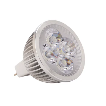 6 шт. точечный светодиодный светильник 4 Вт MR16 DC 12V, светодиодная лампа, теплый белый прожектор