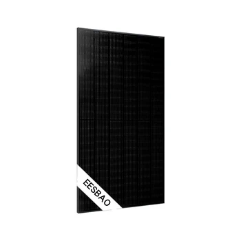 Монокристаллическая кремниевая солнечная панель 450 Вт, черная рамка, высокоэффективный фотоэлектрический модуль, система питания для домашнего использования