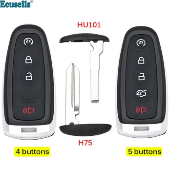 4/5 Кнопки Smart Prox Remote Key Shell Case Брелок для Ford Explorer Edge Expedition Flex C-max Taurus FCC: M3N5WY8609 H75/HU101