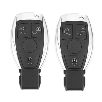 2X3 кнопки дистанционного ключа автомобиля в виде ракушки Замена ключа для Mercedes Benz 2000 года выпуска + NEC и BGA управление 433,92 МГц