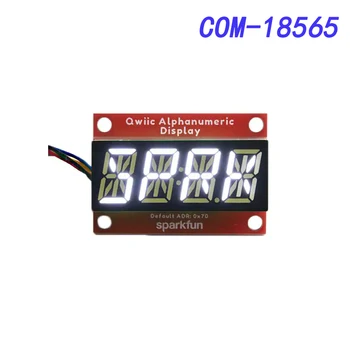 COM-18565 SparkFun Qwiic буквенно-цифровой дисплей - белый