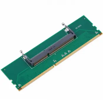Профессиональный ноутбук DDR3 с поддержкой SO-DIMM для настольного компьютера, разъем DIMM для оперативной памяти, Настольный адаптер, Карта памяти, Тестер, Зеленый