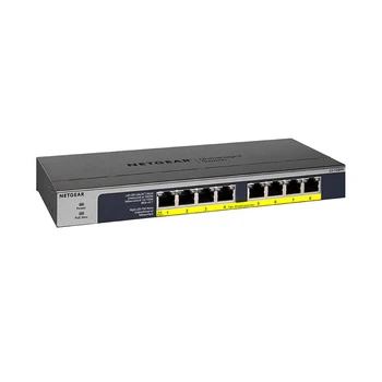 NETGEAR GS108PP 8-портовый гигабитный Ethernet с высокой мощностью PoE + неуправляемый коммутатор с FlexPoE (123 Вт)