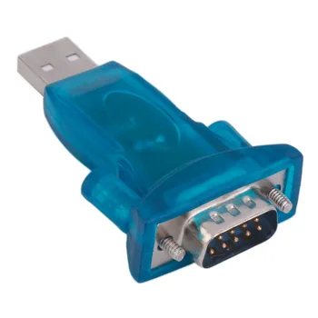 1шт Новый последовательный преобразователь USB 2.0 в RS232 9-контактный адаптер для Win7/8 Оптом