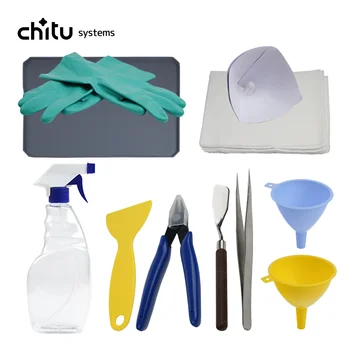 Набор для чистки Chitu Systems для Photon для полимерного ЖК 3D принтера, включающий инструмент для очистки металлической воронки Фильтра