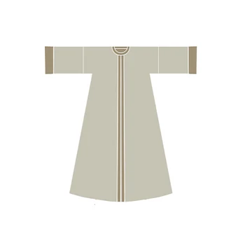 Женская одежда в китайском стиле Хань, кардиган с круглым вырезом и прямыми рукавами, осенне-зимний халат
