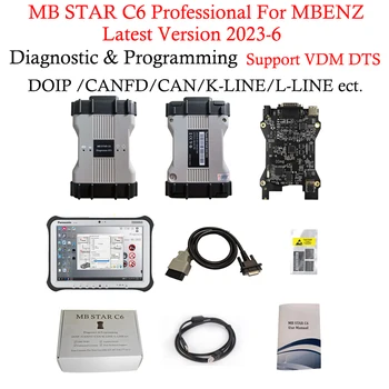 Mb Star C6 DOIP Новая версия Поддержка VDM DTS V2023-6 Обновление онлайн WIFI Профессиональных диагностических инструментов для B0nz