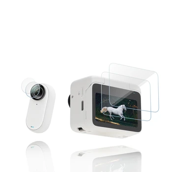 Подходит для Insta360 GO 3, защитная пленка для экрана камеры, аксессуары для объектива, защита от встряхивания, 2 шт.
