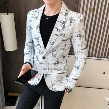 Новинка 2020 года, маленький костюм, мужская корейская версия тренда молодых мужчин, маленький костюм, тонкий красивый костюм P8028