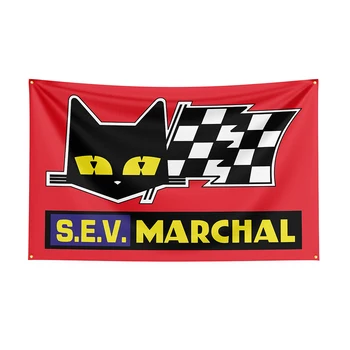 90x150 см Флаг Маршалов, баннер для гоночного автомобиля с принтом из полиэстера для декора