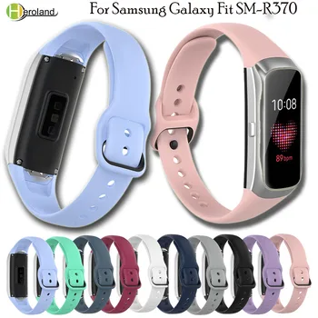 Силиконовый сменный ремешок для Samsung Galaxy Fit SM-R370, смарт-браслет, спортивный браслет высокого качества