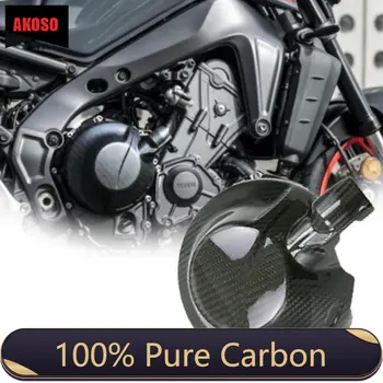 Защита обтекателя крышки двигателя мотоциклов из углеродного волокна 3K Комплект деталей кузова мотоцикла для Yamaha MT09 FZ09 2020 +