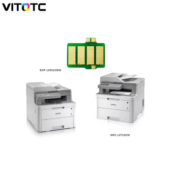 Совместимый чип тонер-картриджа TN233 TN-233 TN 233 Для Цветного принтера Brother HL-L3210CW DCP-L3551CDW MFC-L3710CW MFC-L3770CDW
