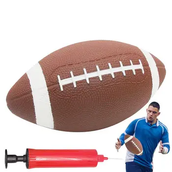 Мяч для американского футбола, нескользящие спортивные юношеские винтажные футбольные мячи для тренировок на открытом воздухе, Высокоэффективный американский синтетический